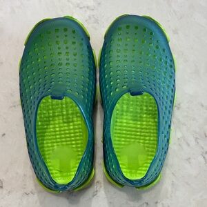 Kids Aqua Blue and Green Water Shoes